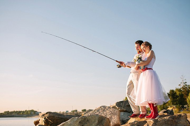 Ты рыбачка, я рыбак: свадьба Ани и Дениса