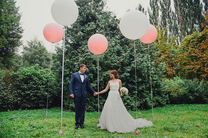 Воздушное вдохновение: шары на Вашей свадьбе