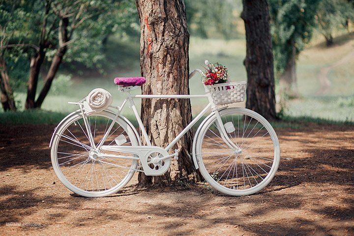 Прогулка на велосипеде: love-story Алины и Жени