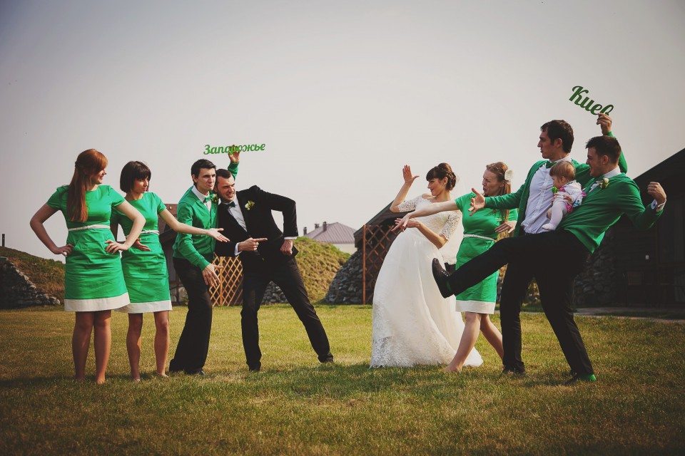 Зеленая весна: свадьба Иры и Вовы