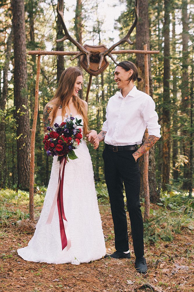 Woods wedding: стилизованная съемка