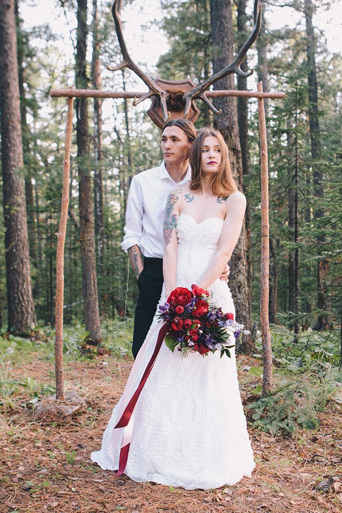 Woods wedding: стилизованная съемка