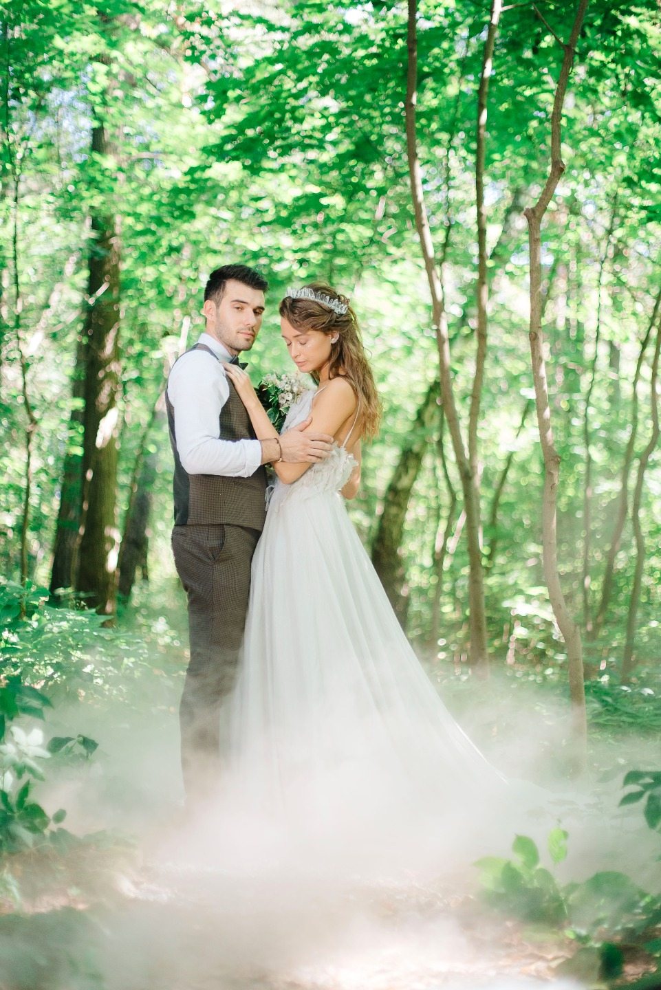 Зачарованный лес: свадьба Камила и Елены