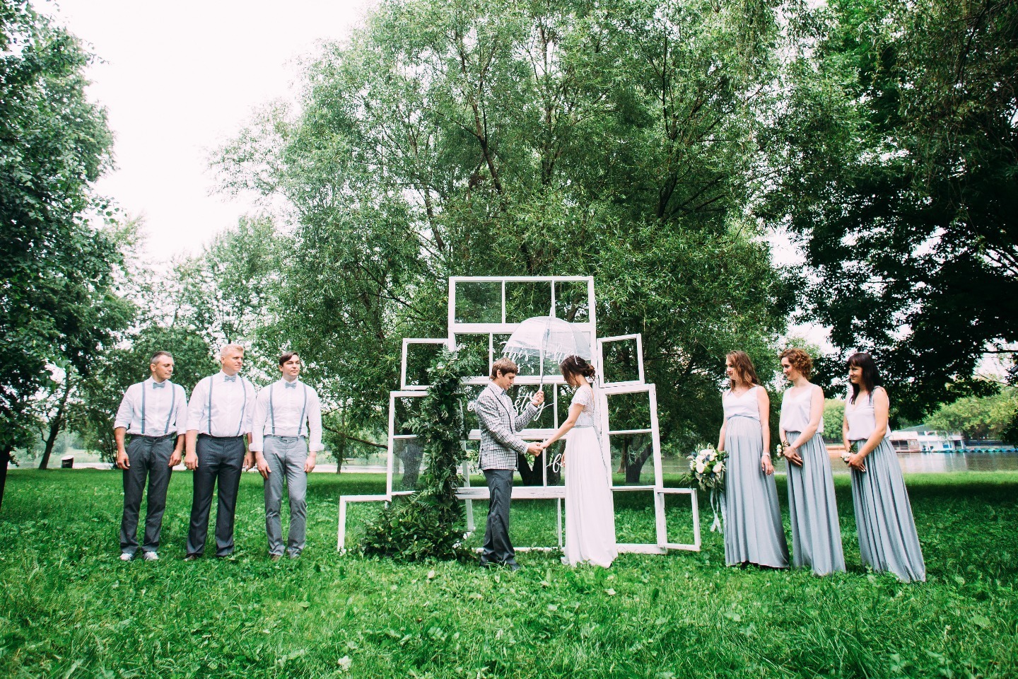 Летний дождь: камерная свадьба с выездной церемонией