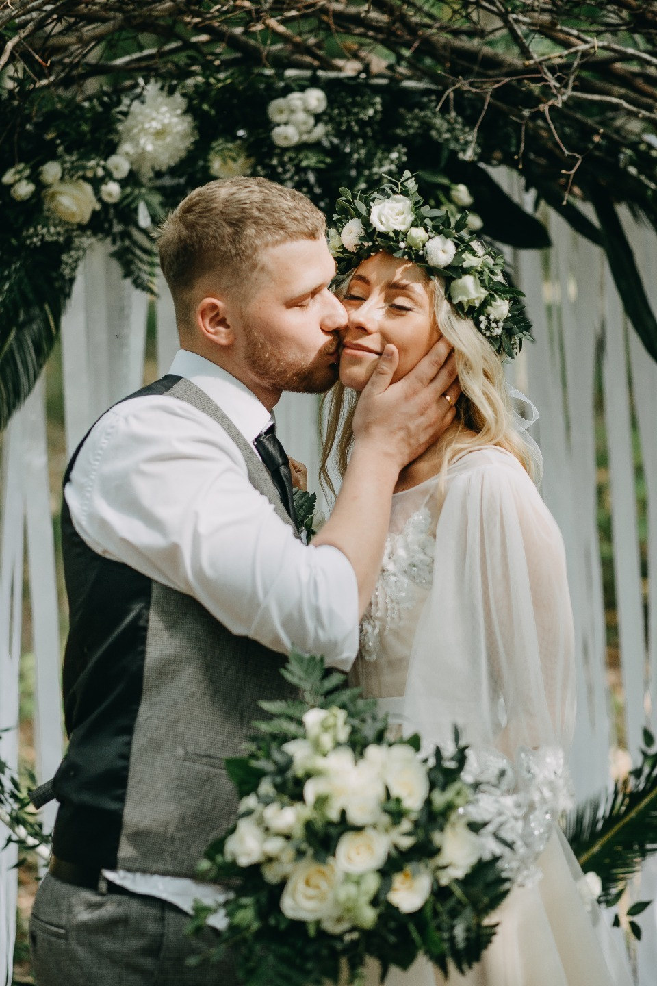 В лесу о любви: свадьба в стиле рустик