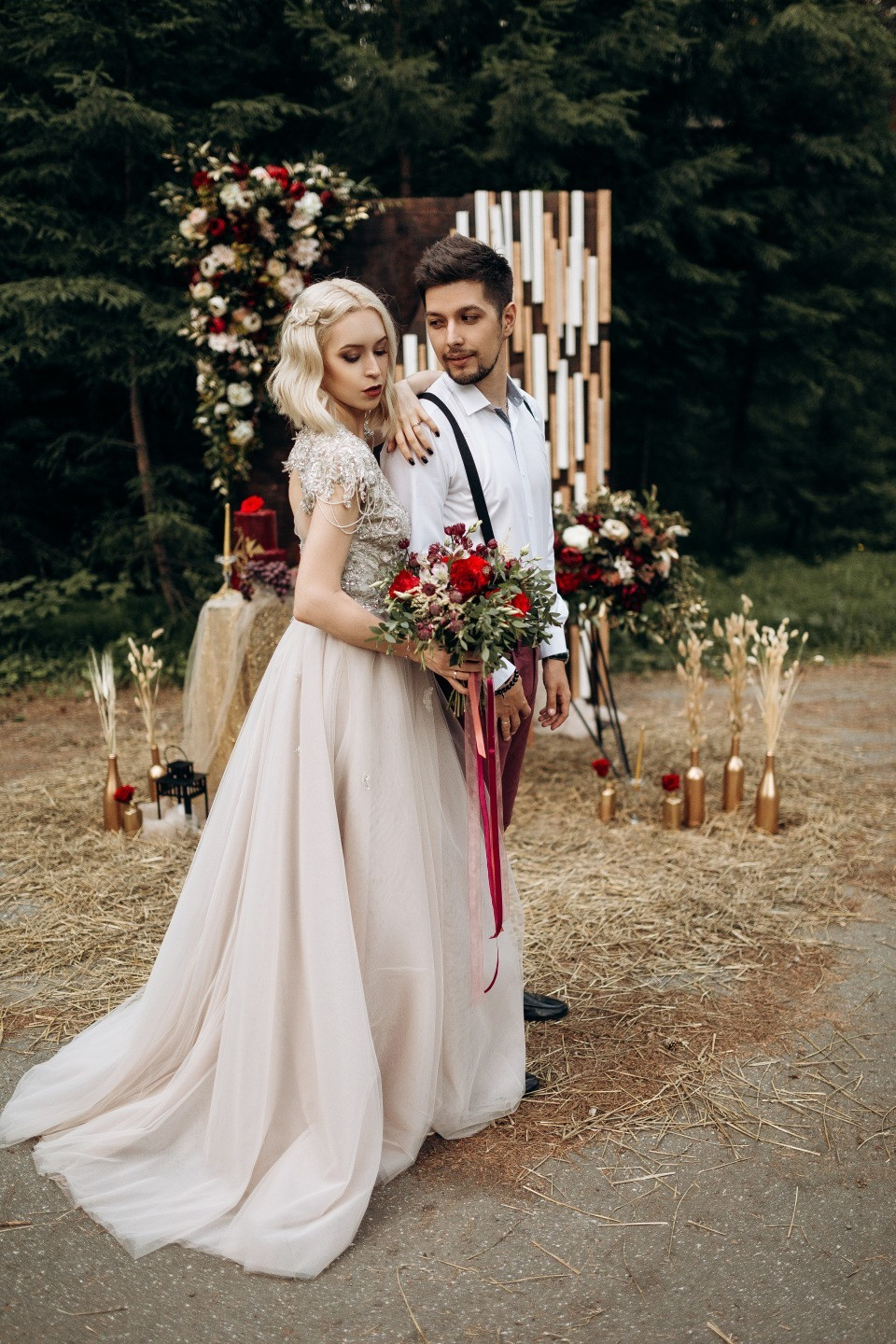 Магия леса: стилизованная фотосессия в годовщину свадьбы