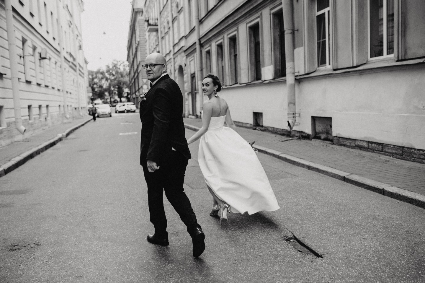 Dark vibes of old St. Petersburg: свадьба в стиле «урбан-шик»