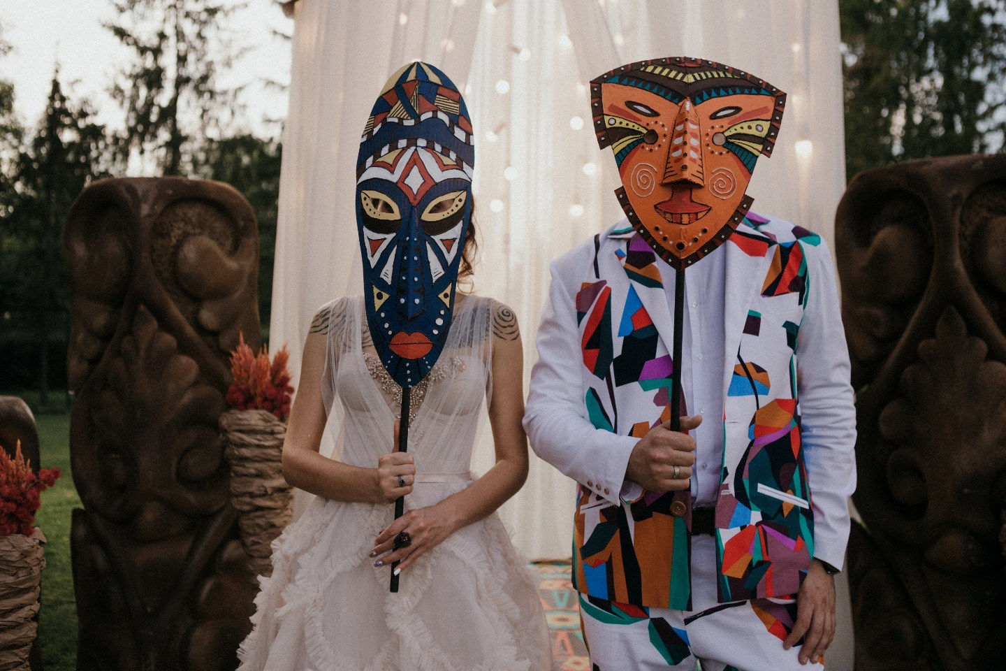 ФОТО ИЗ СТАТЬИ: Креативная свадьба с Африканскими мотивами