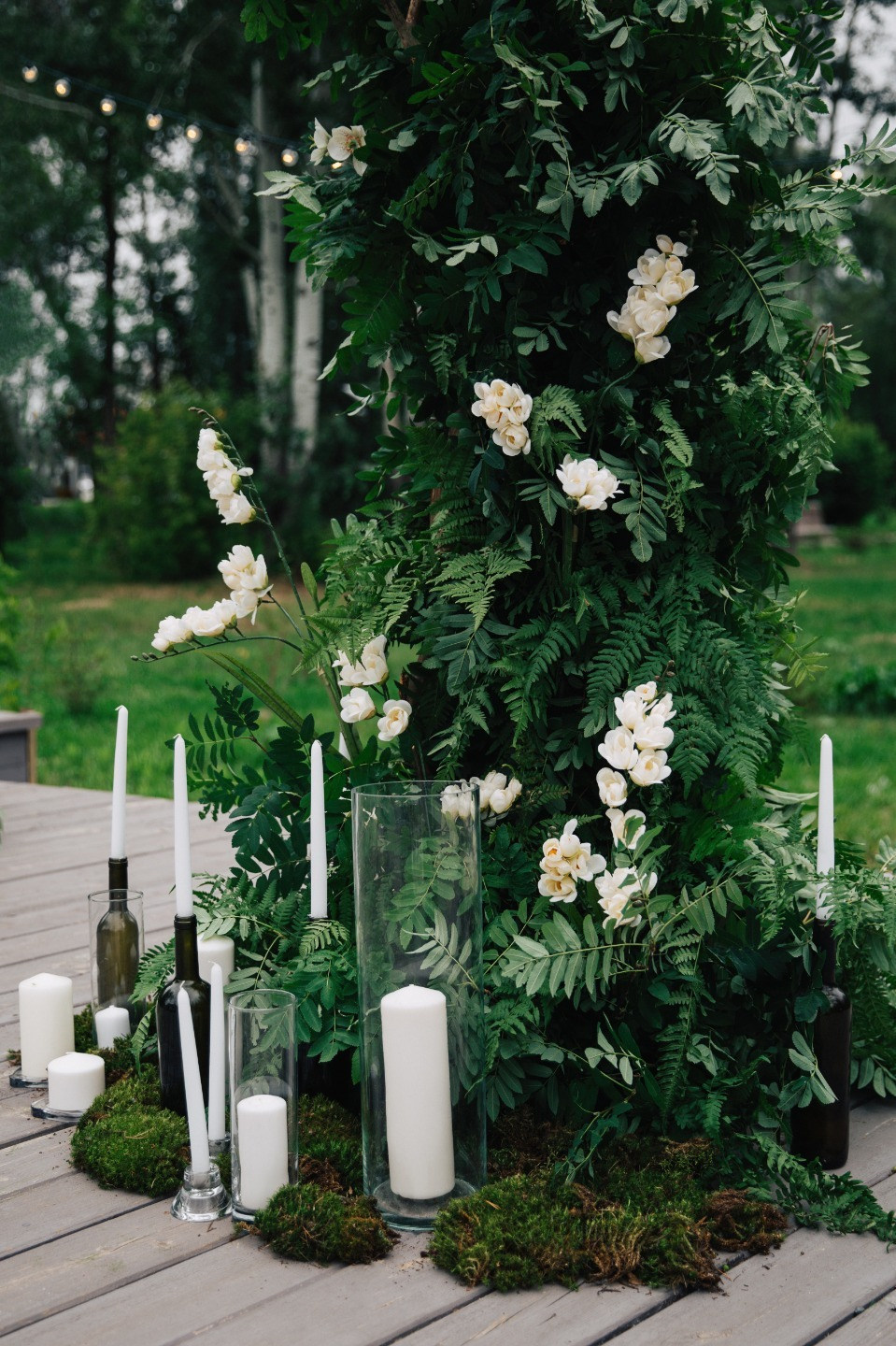 Сказка северного леса: белоснежная свадьба в стиле эко