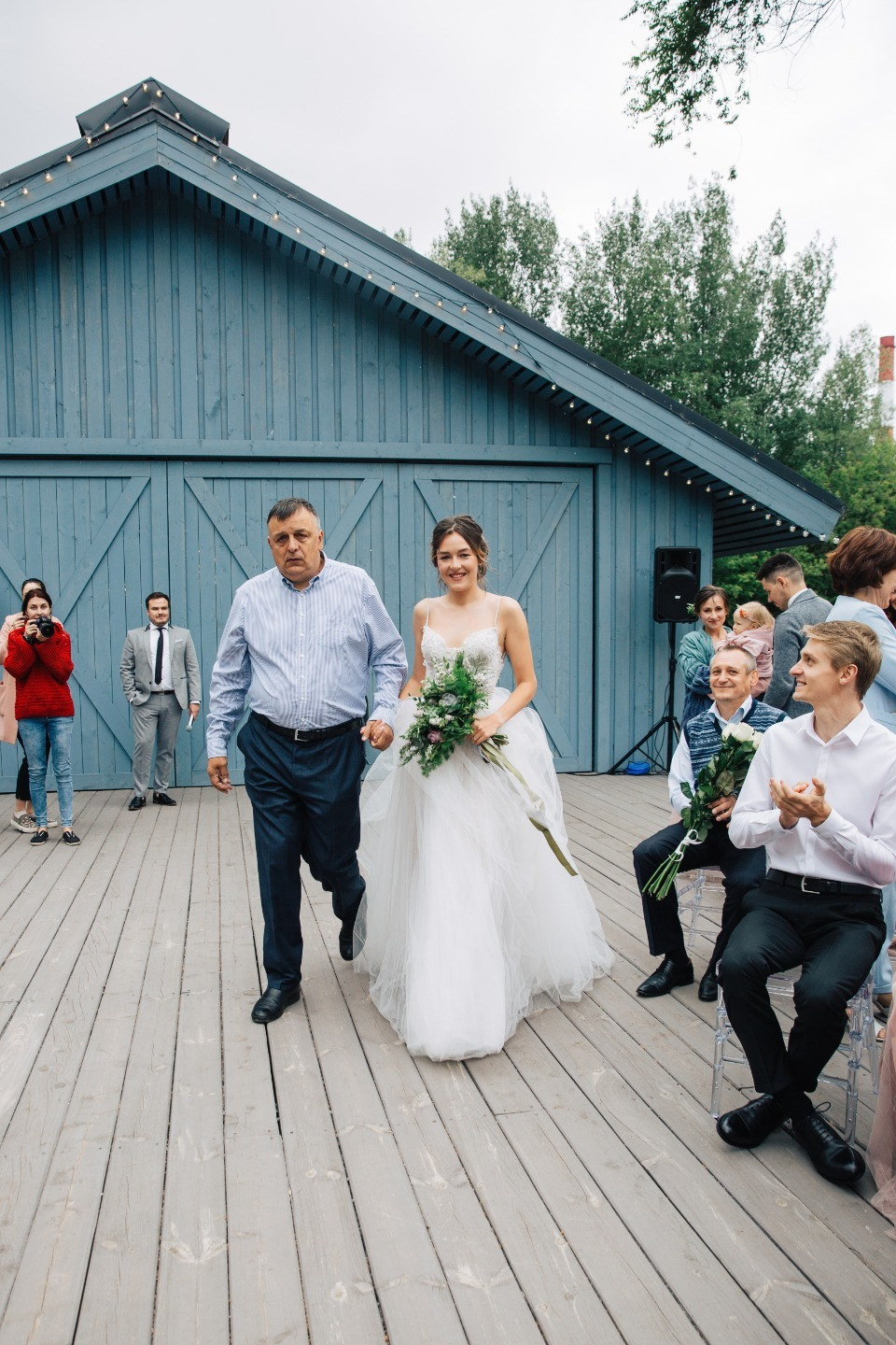 Сказка северного леса: белоснежная свадьба в стиле эко