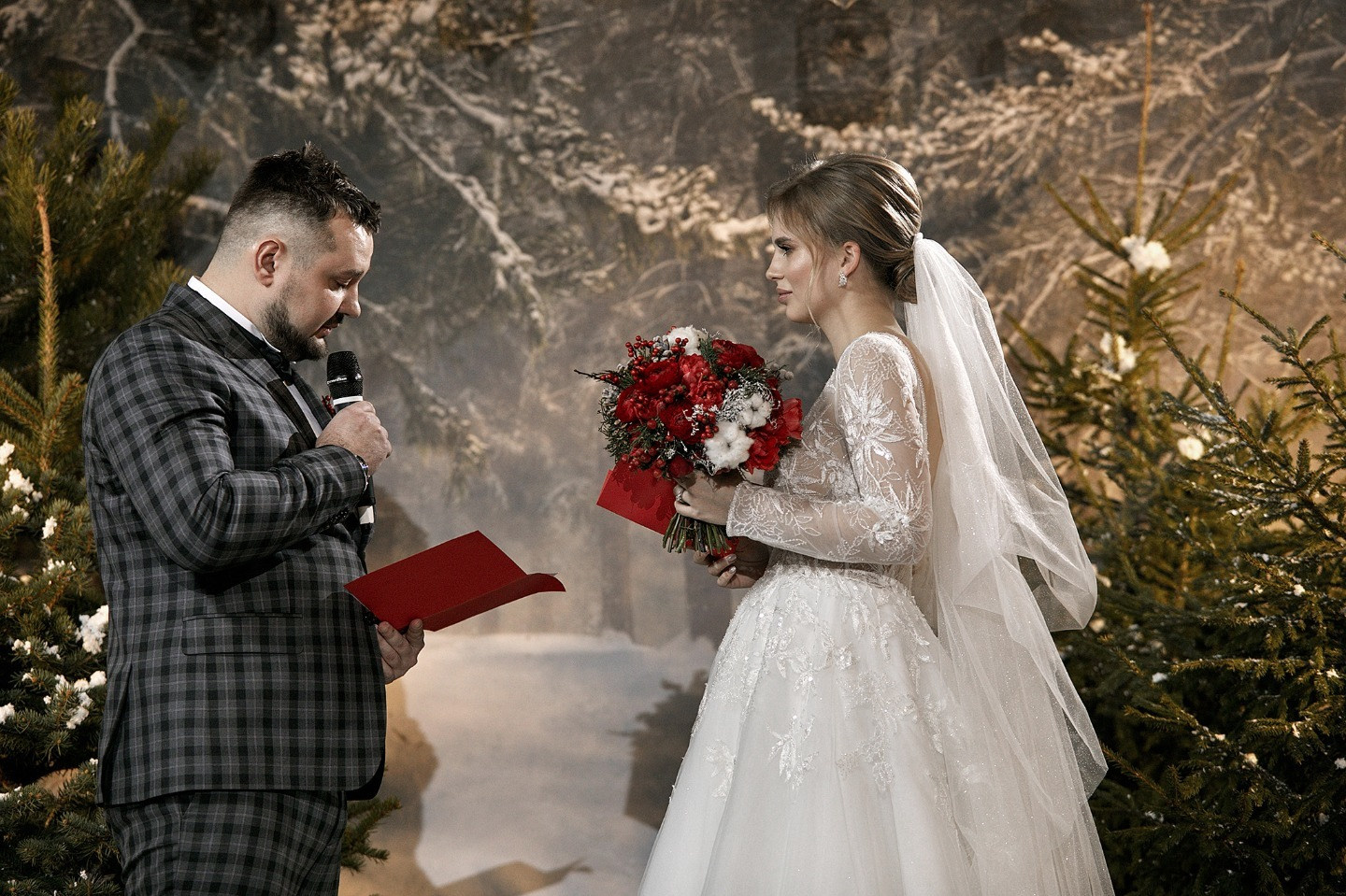 Зимняя сказка и русская Масленица: семейная свадьба