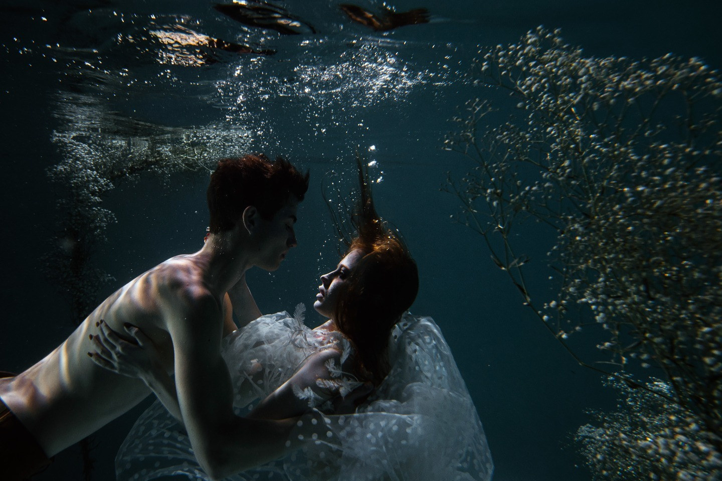 Необычная фотосессия под водой